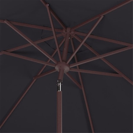 Safavieh 11 ft. Zimmerman Market Umbrella Navy & White PAT8100A